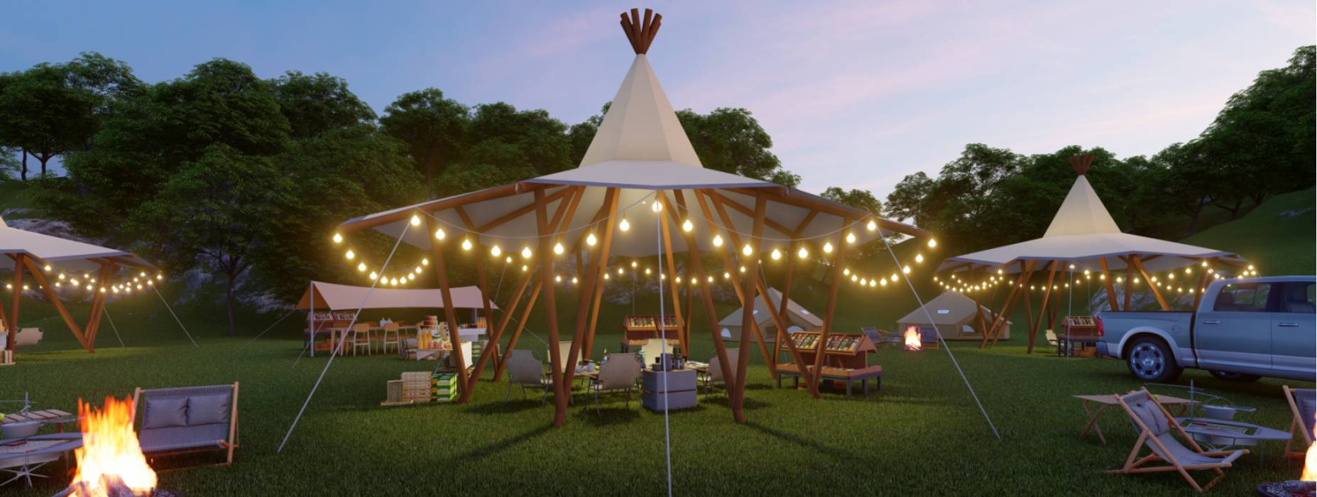 临渭区露营帐篷酒店厂家